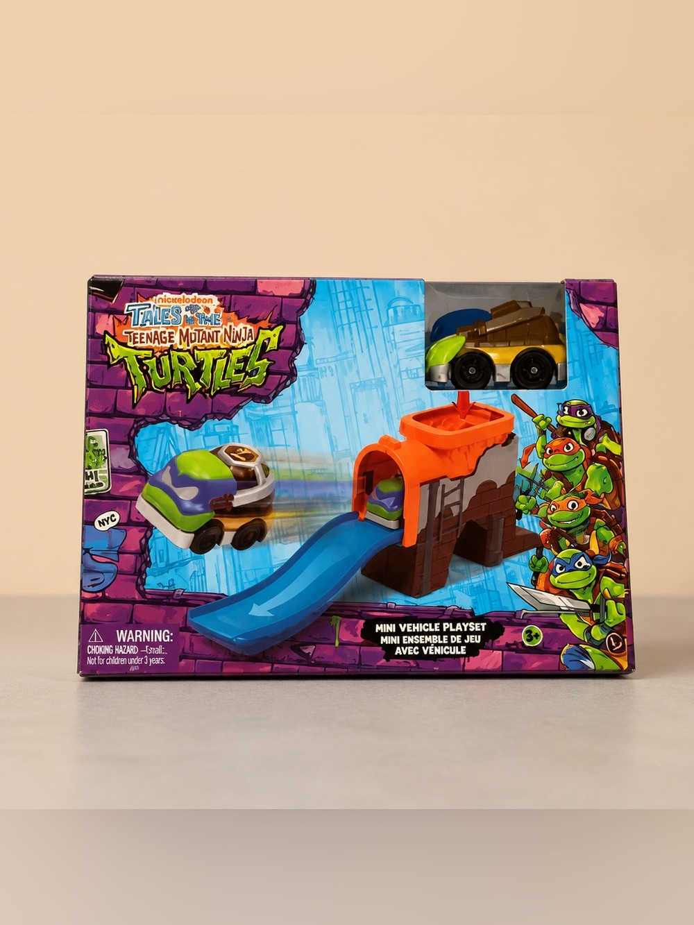 Nickelodeon Teenage Mutant Ninja Turtles Mutant Mayhem Mini Vehicle Playset